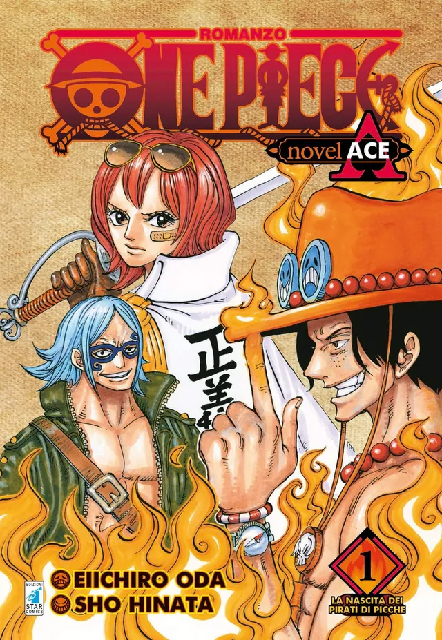 star-comics-one-piece-novel-ace-vol-1-la-nascita-dei-pirati-di-picche-romanzo-ma image 1