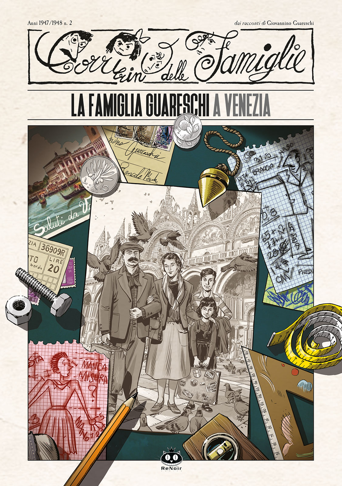 renoir-comics-corrierino-delle-famiglie-vol-2-guareschi-a-venezia-fumetto image 1