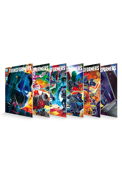 saldapress-transformers-pack-1-6-sei-albi-variant-connecting-di-orlando-arocena image 1