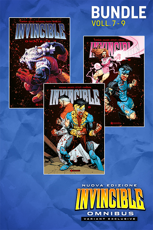 saldapress-invincible-omnibus-nuova-edizione-variant-exclusive-bundle-volumi-7-9 image 1