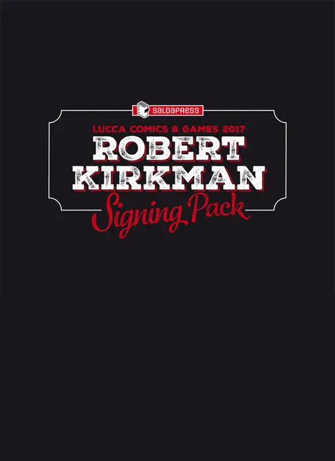 saldapress-robert-kirkman-signing-pack-volume-cartonato-the-walking-dead-negan-q image 1