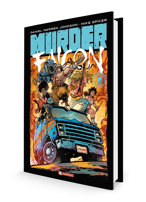 saldapress-murder-falcon-ultimate-edition-fumetto-metal-con-jake-e-murder-falcon image 1