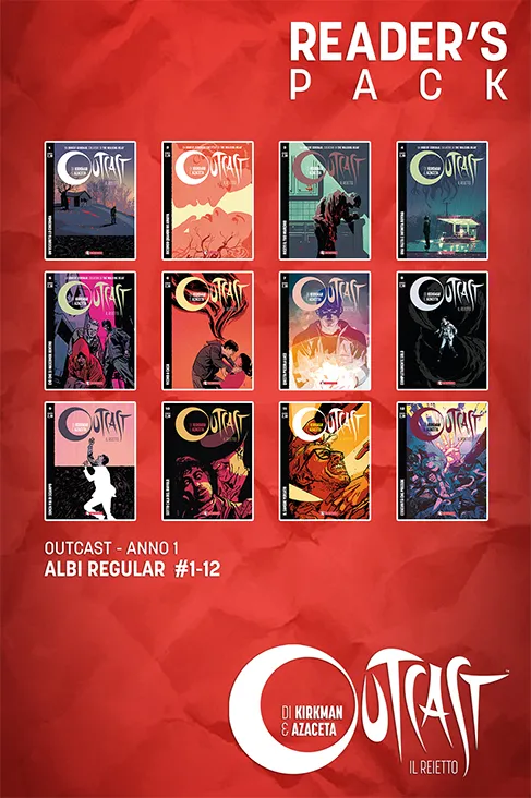 saldapress-outcast-anno-1-pack-in-bianco-e-nero-firmato-da-paul-azaceta image 1