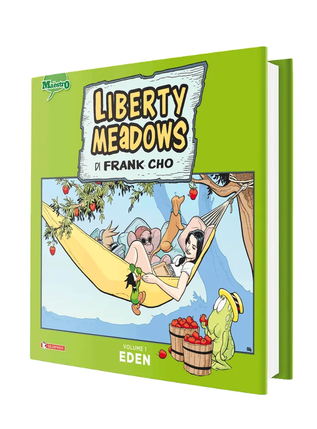 saldapress-liberty-meadows-vol-1-hc-eden-la-raccolta-di-frank-cho-in-copertina-r image 1