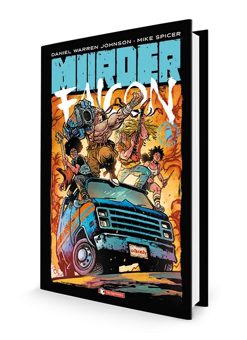 saldapress-murder-falcon-ultimate-edition-fumetto-metal-con-jake-e-murder-falcon image 1