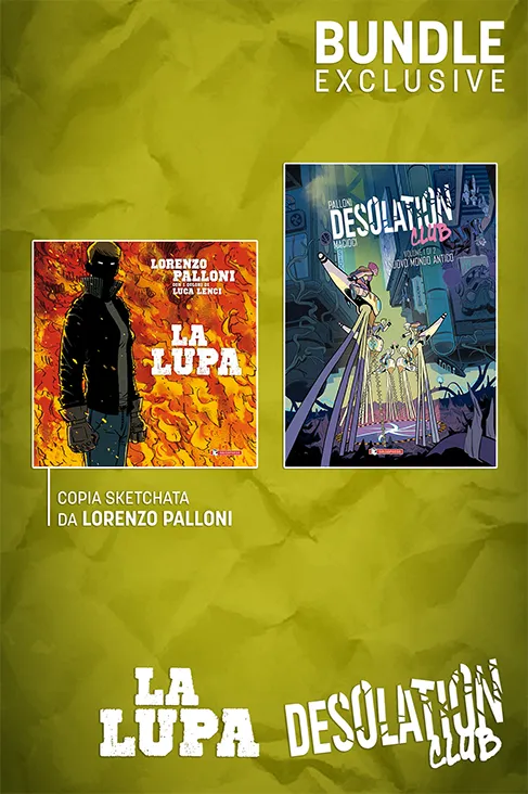 saldapress-la-lupa-desolation-club-vol-1-bundle-con-due-graphic-novel-di-lorenzo image 1