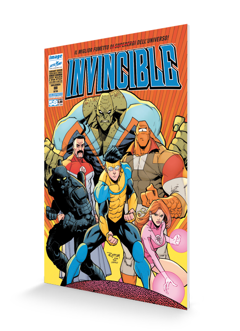 invincible-58-saldapress-fumetto-italiano-robot-contro-invincible-omni-man-e-wol image 1