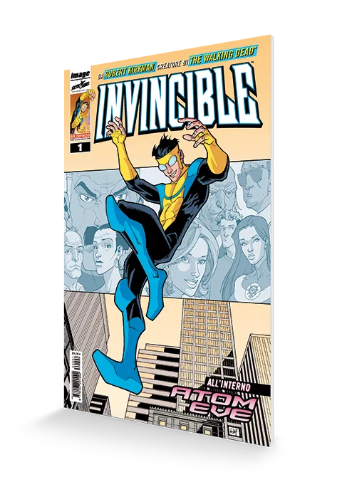 invincible-1-saldapress-albo-di-debutto-della-saga-di-robert-kirkman-con-atom-ev image 1