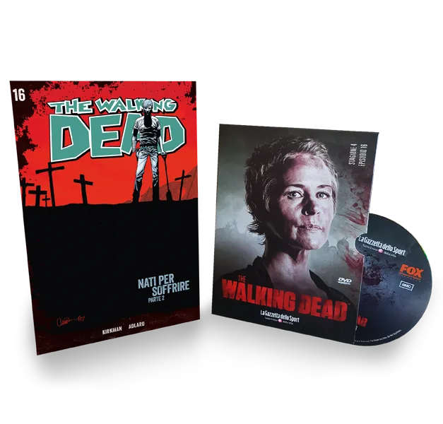 saldapress-the-walking-dead-edizione-gazzetta-dello-sport-16-dvd-episodi-14-15-s image 1