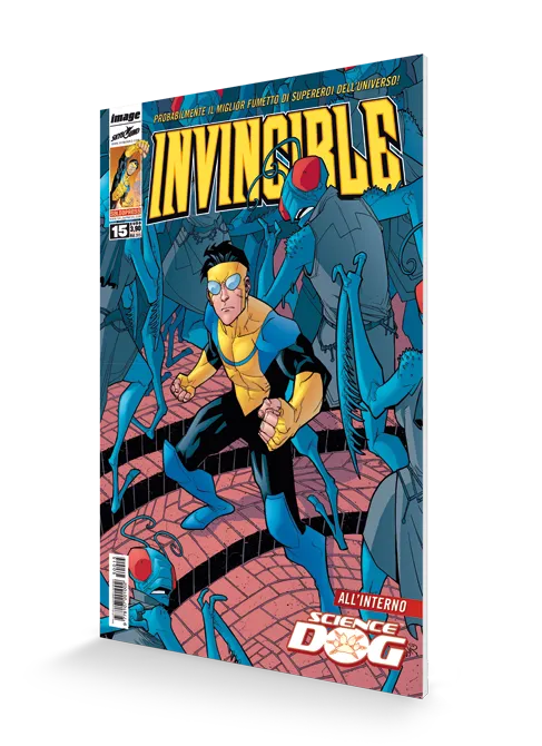 saldapress-invincible-15-fumetto-con-science-dog-di-robert-kirkman-e-cory-walker image 1