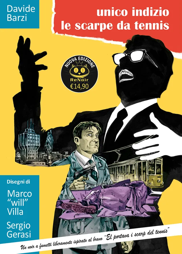 renoir-comics-unico-indizio-le-scarpe-da-tennis-nuova-edizione-noir-a-fumetti image 1