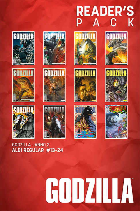 saldapress-godzilla-anno-2-pack-annata-mensile-re-dei-mostri-kaiju image 1