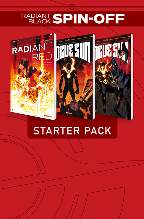 saldapress-radiant-black-spin-off-starter-pack-bundle-fumetti-massive-verse image 1