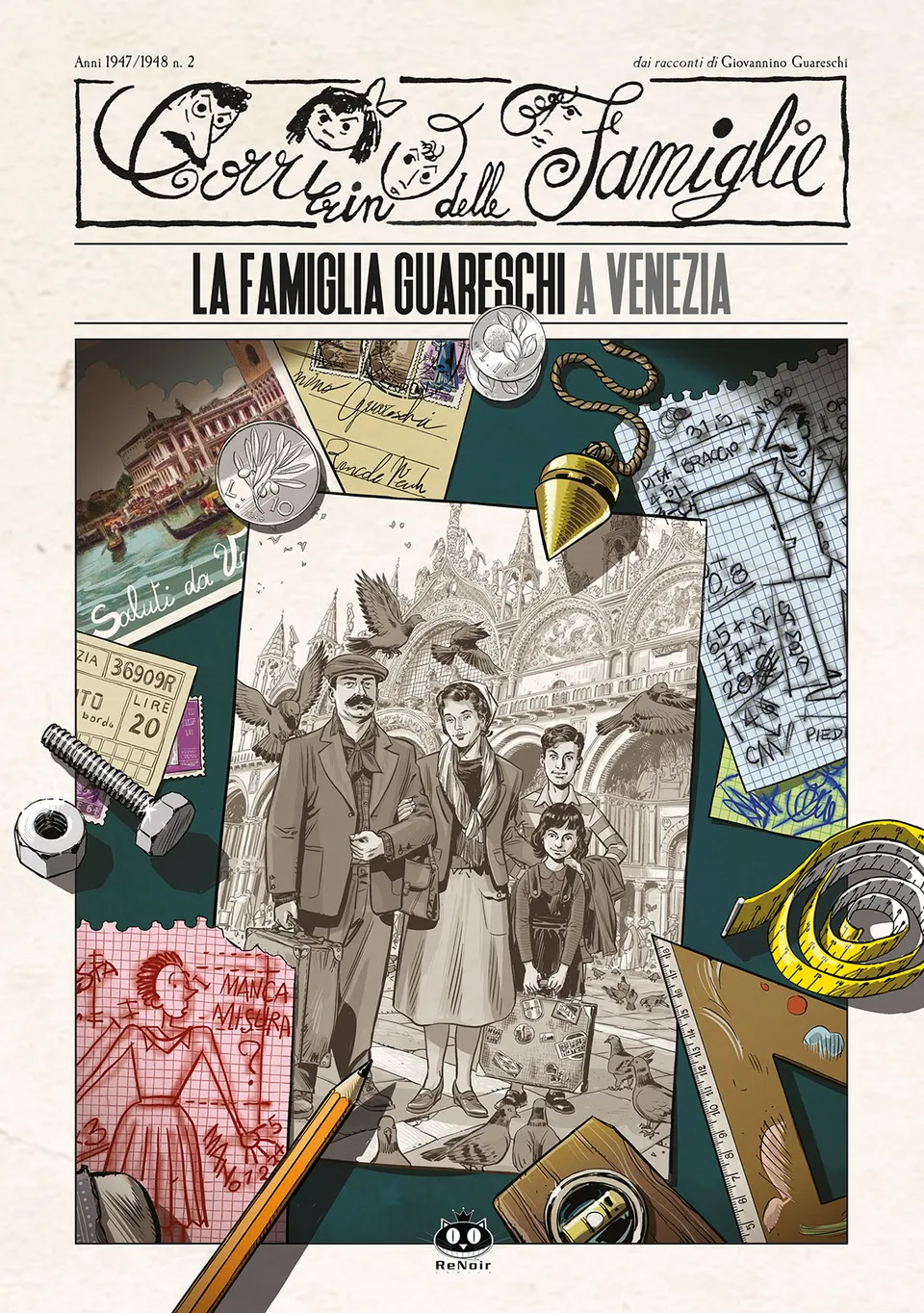 renoir-comics-corrierino-delle-famiglie-vol-2-guareschi-a-venezia-fumetto image 1