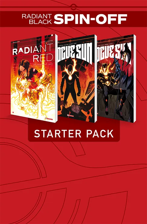 saldapress-radiant-black-spin-off-starter-pack-bundle-fumetti-massive-verse image 1